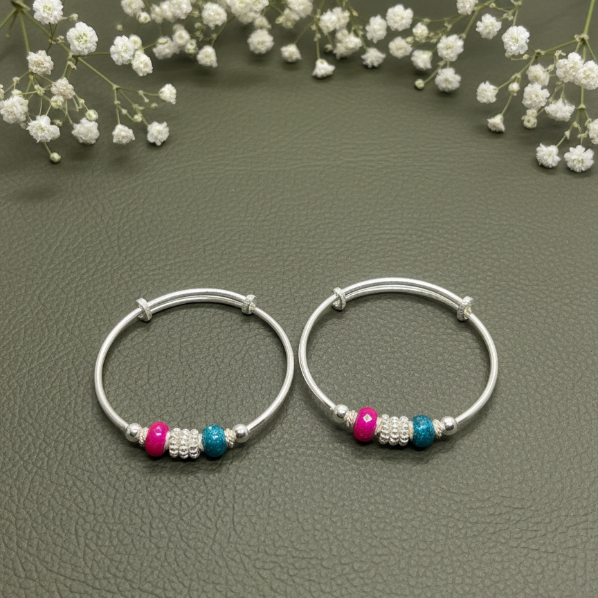 Zara-925 Silver Kids Kada