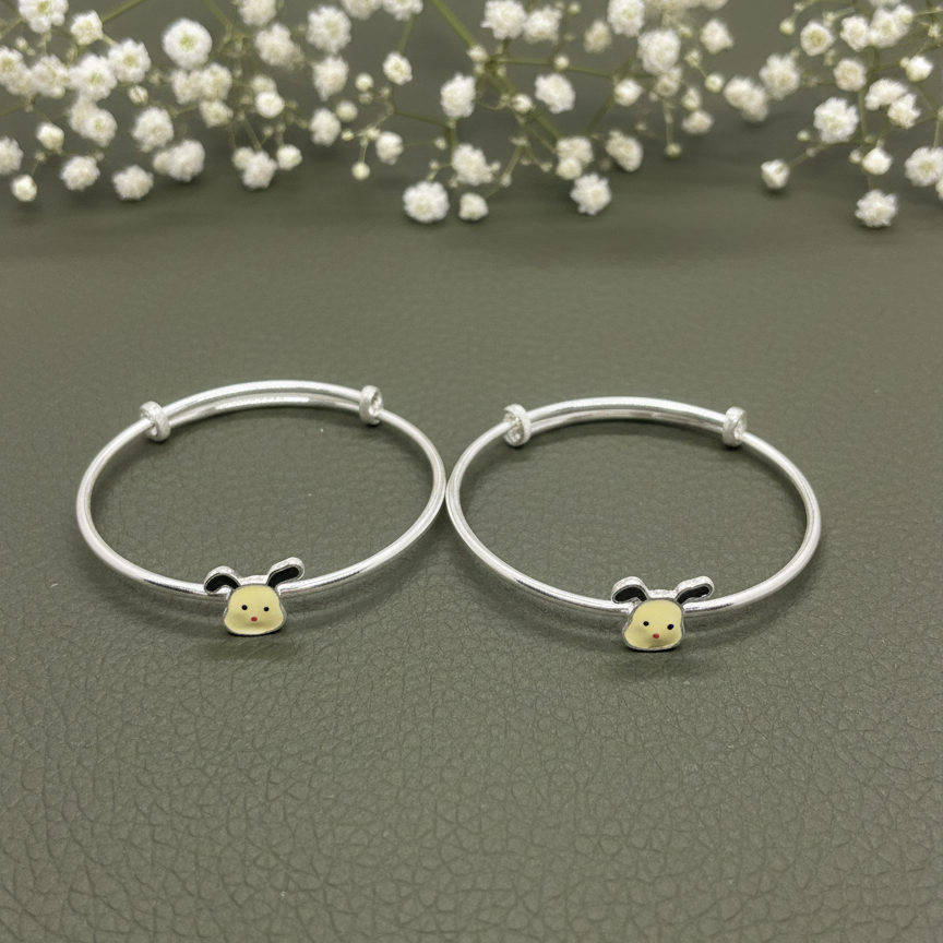 Muskaan-925 Silver Kids Kada