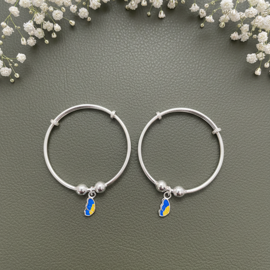 Naomi -925 Silver Kids Kada