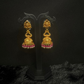 Seetha-925 Silver Jumkas