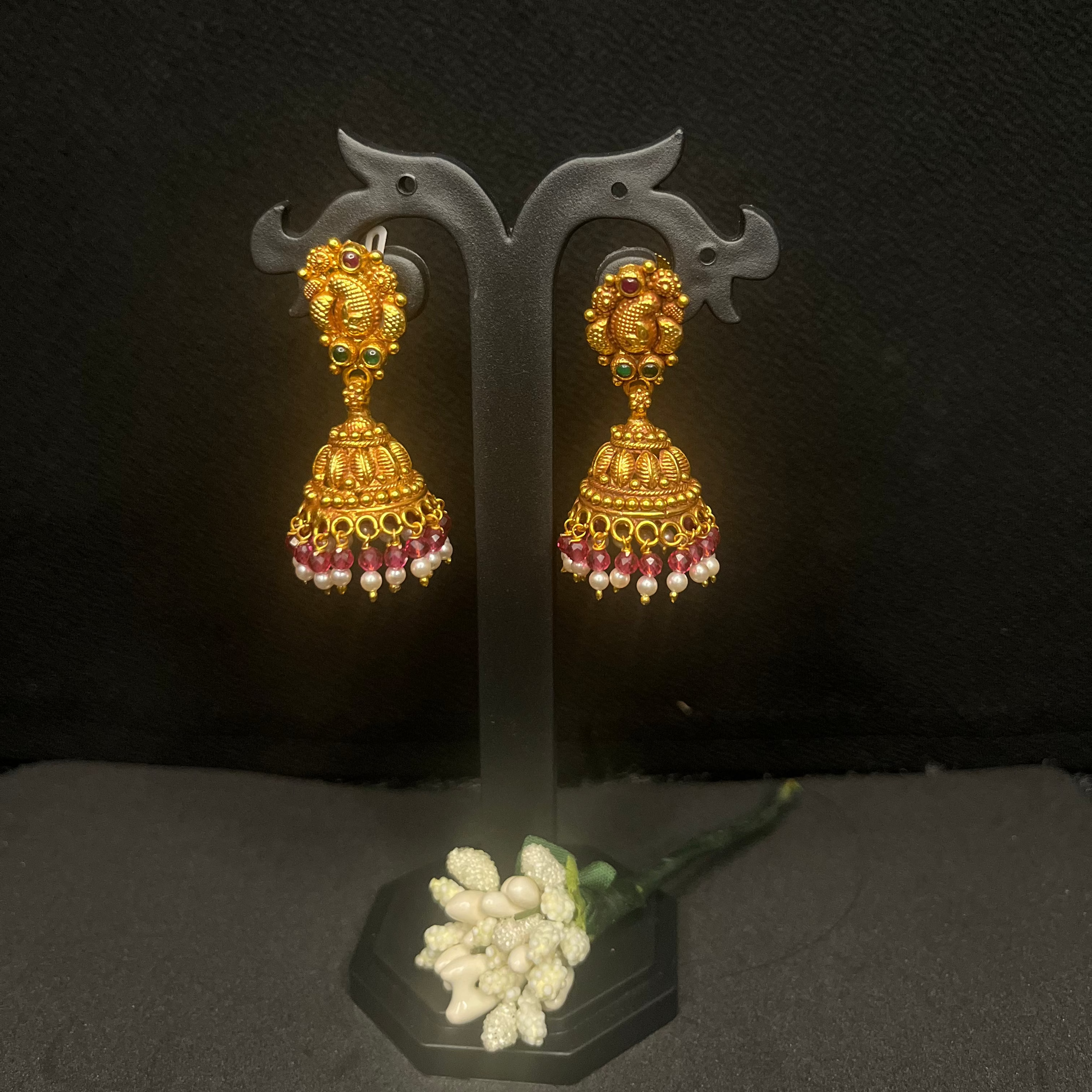 Manaswi-925 Silver Jumkas