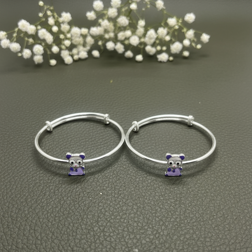 Radha-925 Silver Kids Kada